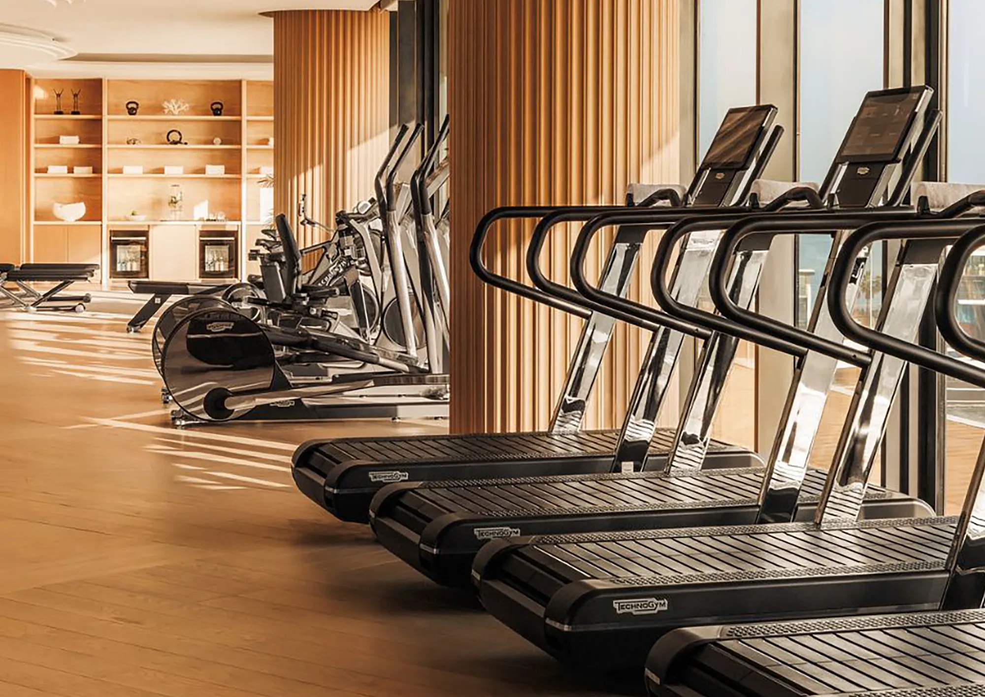 Fitness centre with a view, developer render